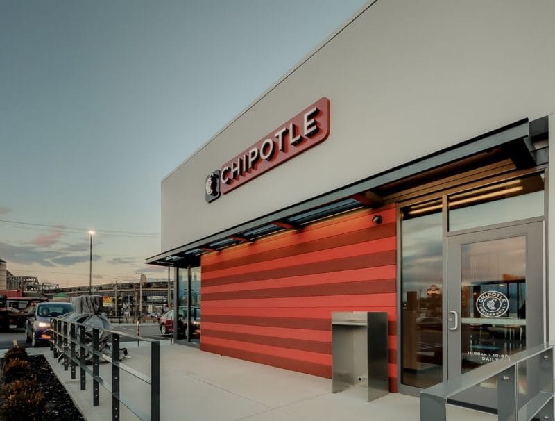 Chipotle Covington, Kentucky Awnex Architectural Branding Elements