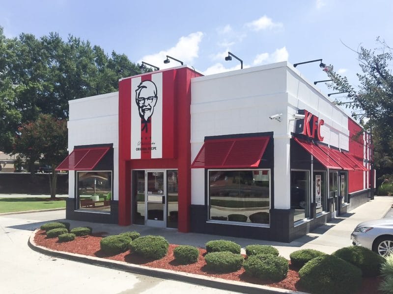 KFC Atlanta, Awnex Architectural Branding Elements
