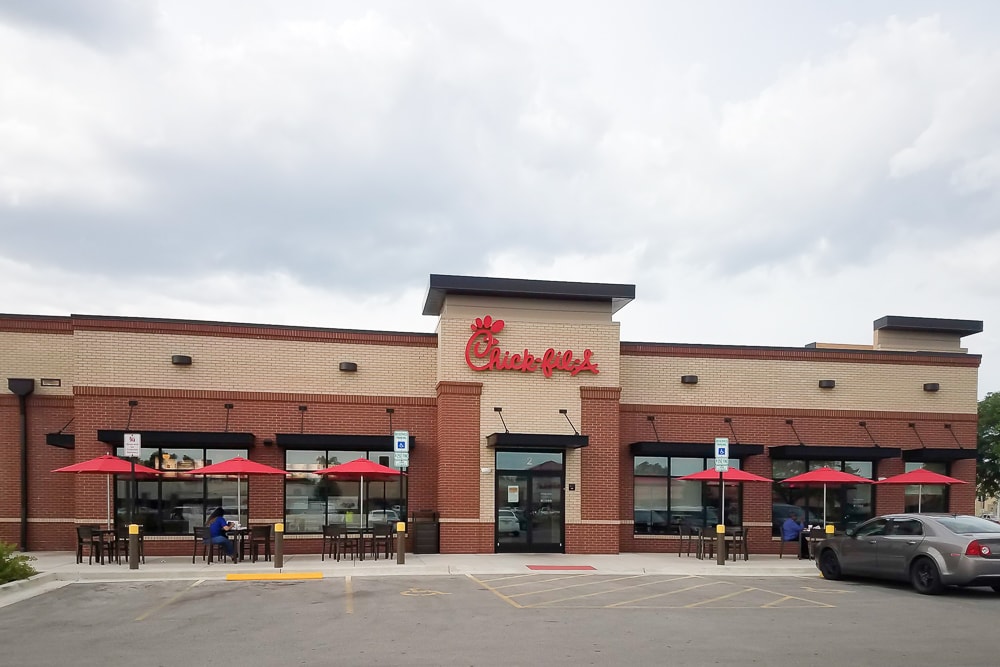 Awnex - Architectural Canopies - Chick-Fil-A - Melrose Park, Illinois