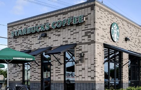 Awnex - Prefabricated Architectural Canopies -Starbucks - North Olmstead, Ohio