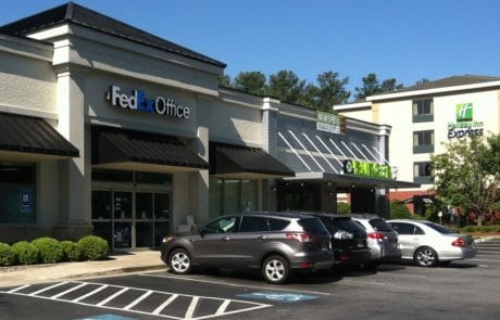 Awnex - prefabricated Architectural canopies - BurgerFi - Alpharetta, Georgia