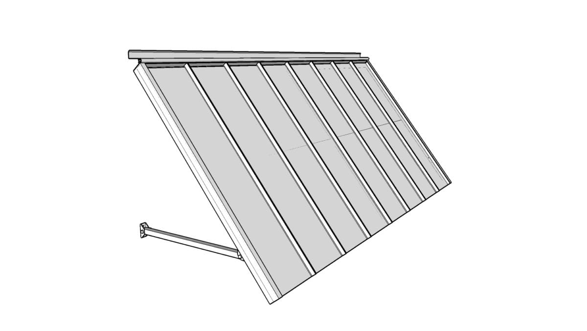 Metal Awning System Awnex Architectural Branding Elements