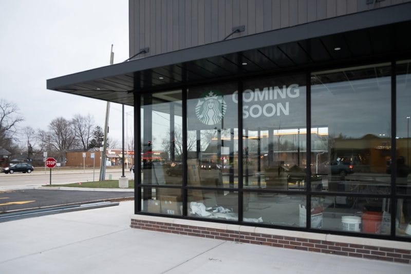 Starbucks Elgin, Illinois Awnex Architectural Branding Elements